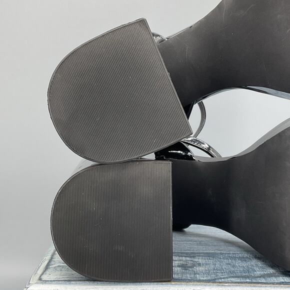 Steve Madden Women’s Wardo  Platform Sandals Black Size 10M - Picture 10 of 11